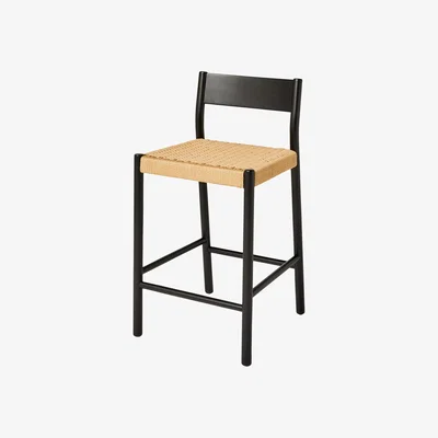 John Lewis MADE Rhye Bar Stool, Black