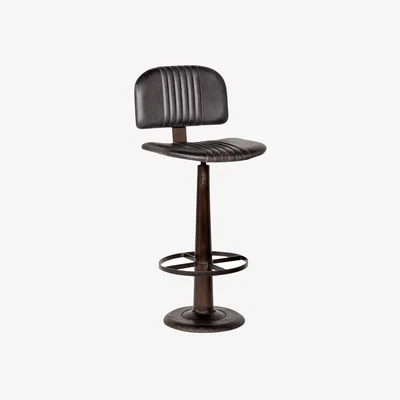 John Lewis nkuku Narwana Bar Chair, Black