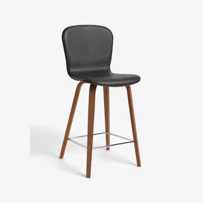 John Lewis John Lewis & Partners Kasper Leather Bar Chair