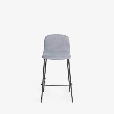 John Lewis ANYDAY John Lewis & Partners Wave Upholstered Bar Stools, Set of 2