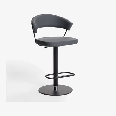 John Lewis Connubia by Calligaris New York Adjustable Gas Lift Bar Chair, Black Base