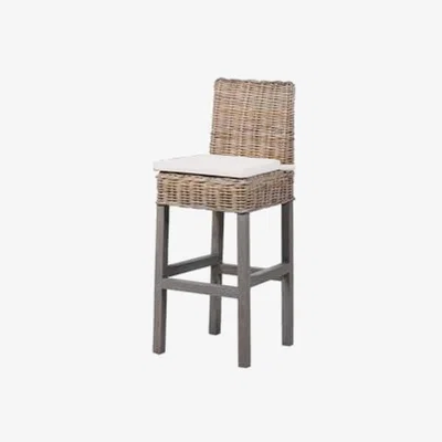 Knees Wilton Wicker Bar Stool - Wicker