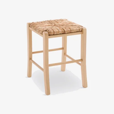 La Redoute Perrine Solid Beech Farmhouse Stool