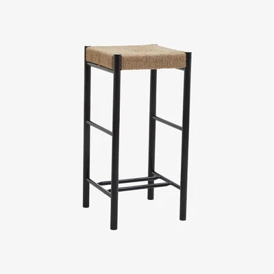 La Redoute Boho Woven Rope Bar Stool