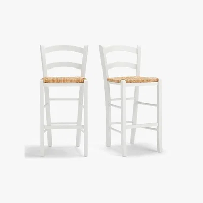 La Redoute Perrine Mid-Height Bar Stools (Set of 2)