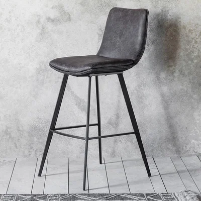 La Redoute Barmer Faux Leather Bar Stools (Set of 2)