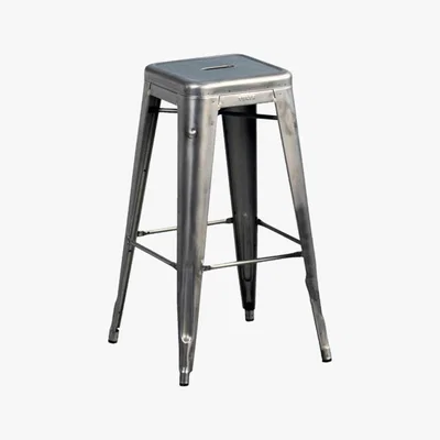 La Redoute Set of 2 Tolix Stackable Steel Bar Stools
