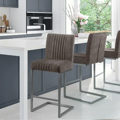 La Redoute Houston Suede Barstools (Set of 2)