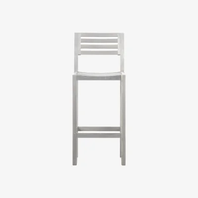 La Redoute Set of 2 Zion Garden Bar Stools Black