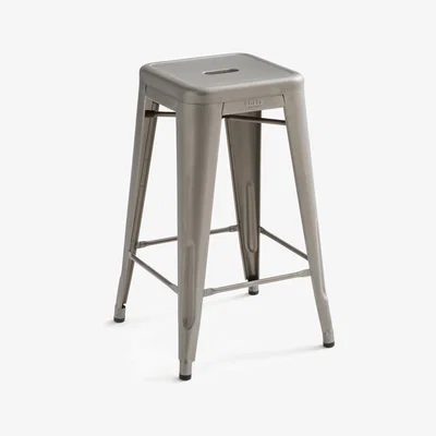 La Redoute Set of 2 Tolix Bar Stools, 65cm