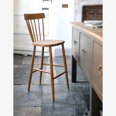 Marks & Spencer Cotswold Company Elkstone Spindleback Barstool Natural Mix