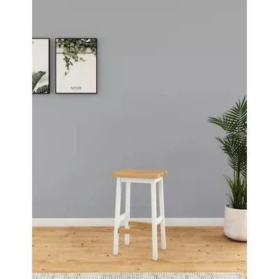 Marks & Spencer M&S Padstow Barstool - Ivory, Dark Blue,Ivory