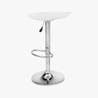 Made.com Set of 2 Kite Adjustable Barstools, White