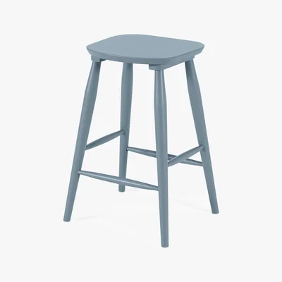 Made.com Bromley Barstool, Blue