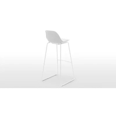 Made.com Set of 2 Duggie Barstools, White