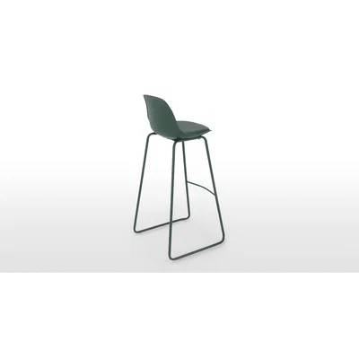 Made.com Duggie Set of 2  Barstools, Green