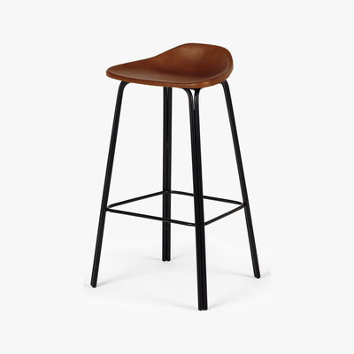 Made.com Lodi Barstool, Tan and Black