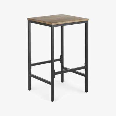 Made.com Lomond Bar Stool, Mango wood and Black