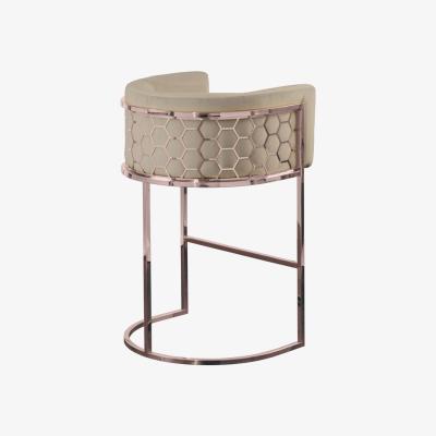 My Furniture Alveare Counter Stool Copper - Taupe