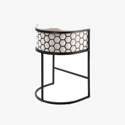 My Furniture Alveare Counter Stool Black - Chalk