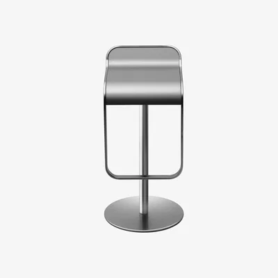 Made in Design Lem Millerighe Adjustable bar stool - Pivoting by Lapalma Grey/Silver