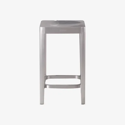 Made in Design Outdoor Bar stool - H 61 cm - Metal by Emeco Metal