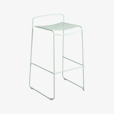 Made in Design Surprising Bar stool - / Metal - H 78 cm by Fermob Green