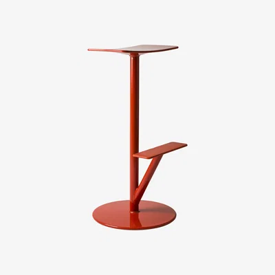 Made in Design Sequoia High stool - / Metal - H 76 cm by Magis Red