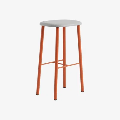Made in Design Bird Bar stool wood orange / Height: 75 cm - Unpadded - raawii