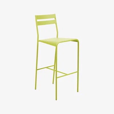Made in Design Facto Bar chair - H 75 cm - Metal by Fermob Orange