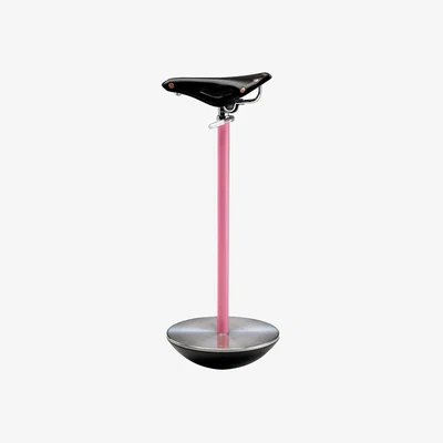 Made in Design Sella Adjustable bar stool metal pink - Zanotta