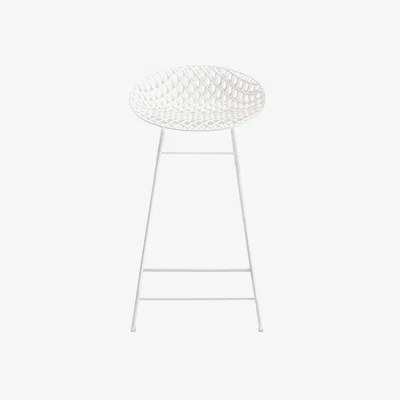 Made in Design Smatrik High stool - / Indoor - H 65 cm by Kartell White