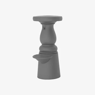 Made in Design New Antiques Bar stool - H 76 cm - Plastic by Moooi Grey