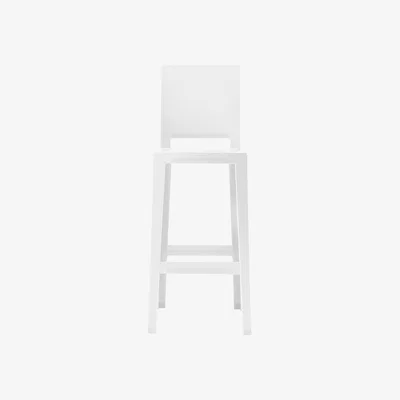 Made in Design One more please Bar chair - H 65cm - Plastic by Kartell White