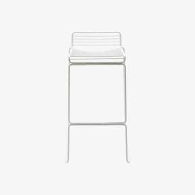Made in Design Hee Bar stool - H 75 cm - Metal by Hay White