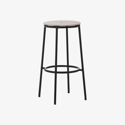 Made in Design Circa Bar stool - / H 75 cm - Oak by Normann Copenhagen Natural wood