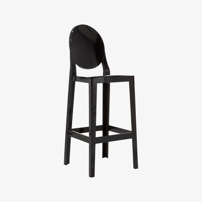 Made in Design One more Bar chair - H 65cm - Plastic by Kartell Black