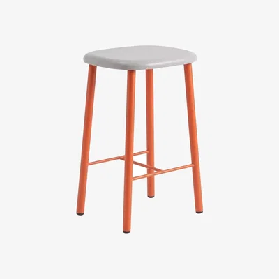 Made in Design Bird Bar stool wood orange / H 65 cm - Unpadded - raawii