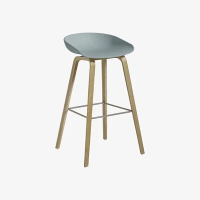 Made in Design Bar stool About a stool AAS 32 HIGH plastic material / H 75 cm - Recycled - Hay