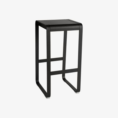 Made in Design Bellevie High stool - H 75 cm / Aluminium by Fermob Black