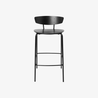 Made in Design Herman Bar chair - / H 64 cm by Ferm Living Black