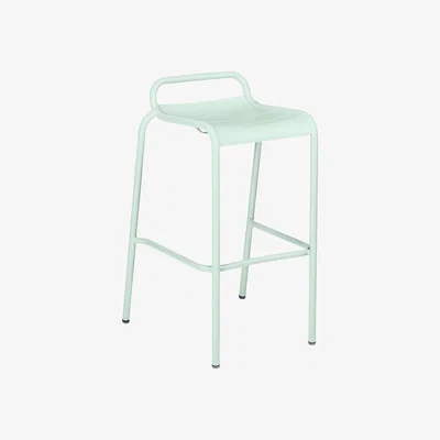 Made in Design Luxembourg High stool - / Aluminium - H 78 cm by Fermob Green
