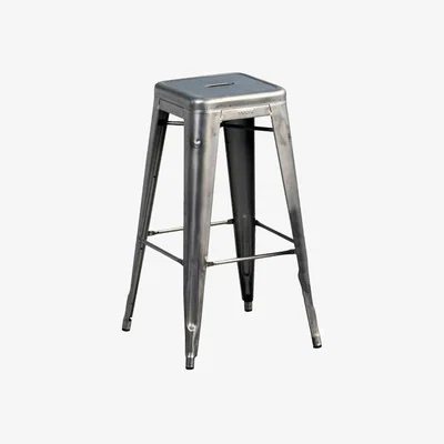 Made in Design H Bar stool - H 75 cm - Steel - Indoor by Tolix Metal