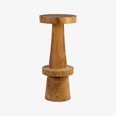 Made in Design Simple Bar stool - Wood - H 74 cm by Pols Potten Natural wood