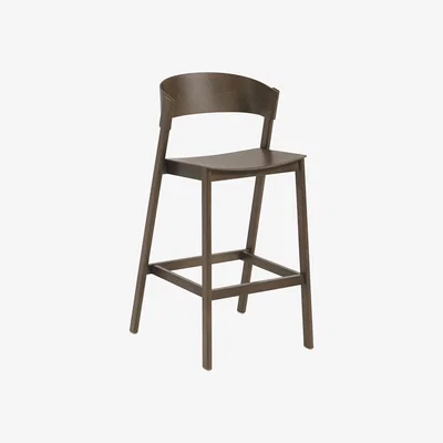Made in Design Cover High stool - / 75 cm - Wood by Muuto Natural wood