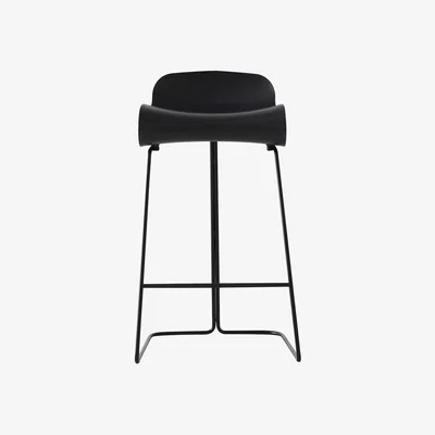 Made in Design BCN Bar stool - H 66 cm by Kristalia Black