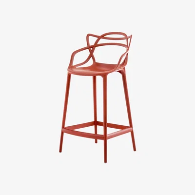 Made in Design Masters Bar chair - H 65 cm - Polypropylen by Kartell Orange