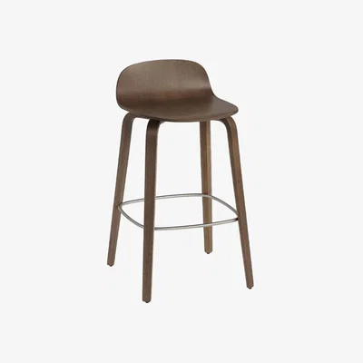 Nordic Nest Muuto Visu barstool Stained dark brown