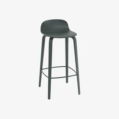 Nordic Nest Muuto Visu barstool 75 cm Dark green-dark green