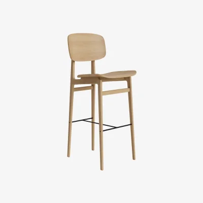 Nordic Nest NORR11 NY11 bar stool Natural oak 75 cm